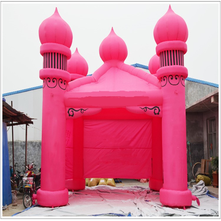 松溪粉色帐篷